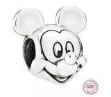Prívesok Striebro 925 Disney Mickey Mouse portrét, korálik na náramku