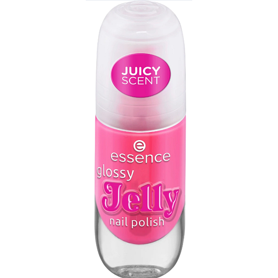 Essence Glossy Jelly lak na nechty s vôňou a vysokým leskom 04 Bonbon Babe 8 ml