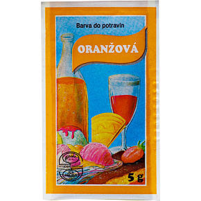 Aroco práškové potravinářske farbivo, oranžová, 5 g