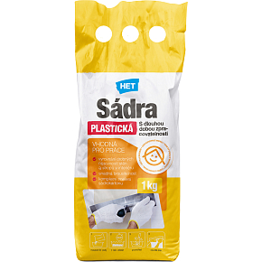 Het sadra biela plastická, 1 kg