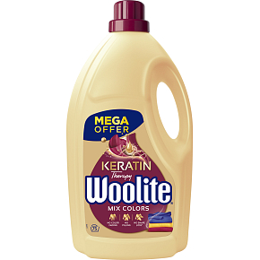 Woolite Keratin Therapy Mix Colors prací gel, 4,5 l, 75 dávok