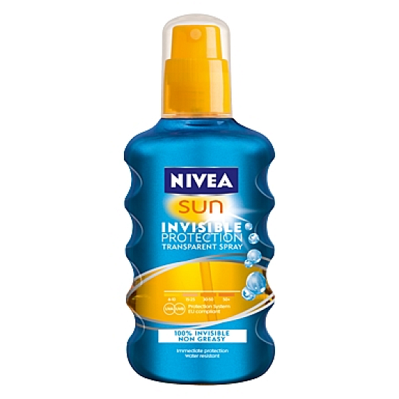Nivea Sun Invisible Protection OF10 neviditeľný sprej na opaľovanie 200 ml