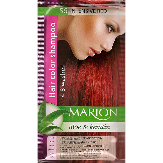 Marion Tónovací šampón 56 Intenzívna červená 40 ml