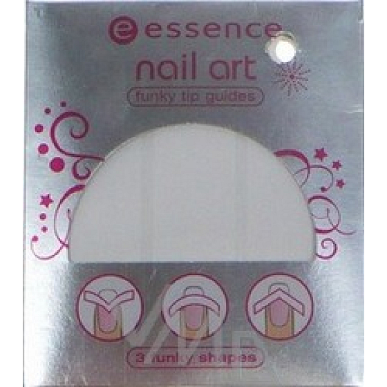 Essence Funky Tip Guides šablónky pre francúzsku manikúru 64 kusov