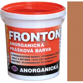 Fronton Anorganická prášková farba Hnedá strednej vonkajšie a vnútorné použitie 800 g