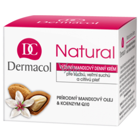 Dermacol Natural Výživný mandľový denný krém 50 ml pre suchú a citlivú pleť