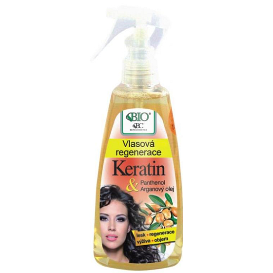 Bione Cosmetics Keratín & Arganový olej vlasová regenerácia 260 ml