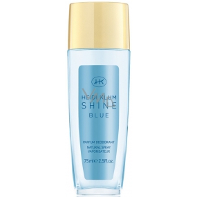 Heidi Klum Shine Blue parfumovaný dezodorant sklo pre ženy 75 ml