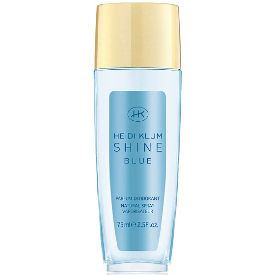 Heidi Klum Shine Blue parfumovaný dezodorant sklo pre ženy 75 ml