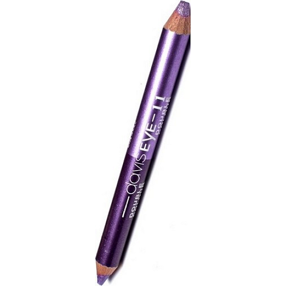 Princessa Davis Eye Double Colour očné tiene v ceruzke 011 Fialová s trblietkami 6 g