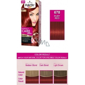 Palette Perfect Color Care farba na vlasy 678 Rubínovo červený