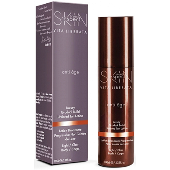 Vita Liberata Skin Respect Anti-age Samoopaľovací bezfarebný krém na telo proti starnutiu s bambuckým maslom 100 ml