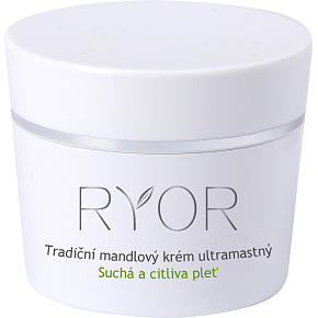 RYOR tradičný mandľový krém ultramastný, 50 ml