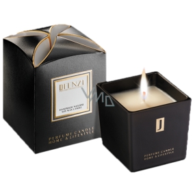 jFenzi Lili Ardagio Sójová vonná sviečka s vôňou parfumu Giorgio Armani Si Intense Ručne vyrobená čierna 200 g
