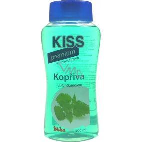 Mika Kiss Premium Kopřiva šampón na vlasy s Panthenolom 500 ml