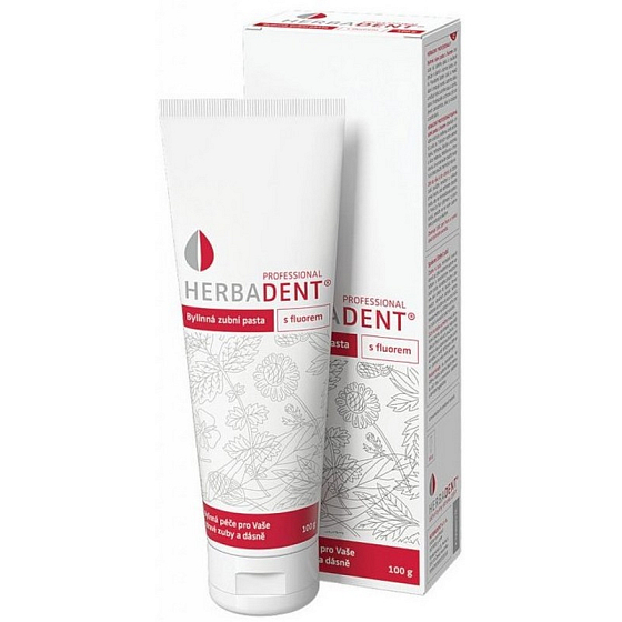 Herbadent Professional bylinná zubná pasta s fluorom 100 g