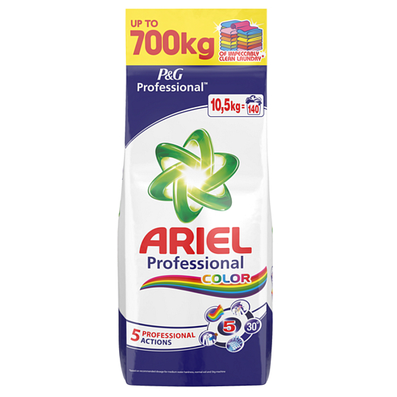 Ariel Professional Color prášok na pranie farebnej bielizne 140 dávok 10,5 kg