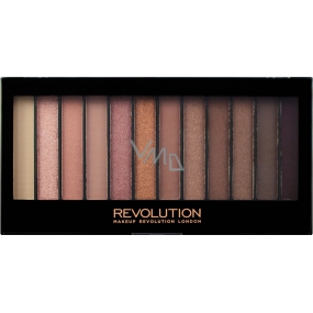 Makeup Revolution Iconic 3 paletka očných tieňov 12 x 1,1 g
