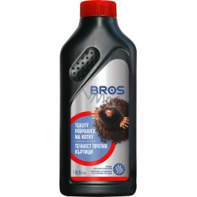 Bros Tekutý prípravok odpudzovač na krtkov 500 ml