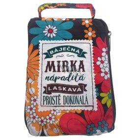 Albi Skladacia taška na zips do kabelky s menom Mirka 42 x 41 x 11 cm