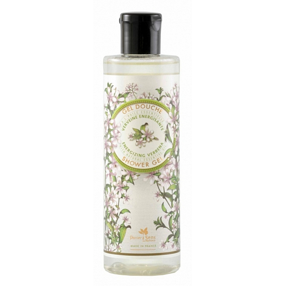 Panier des Sens Verbena povzbudzujúci sprchový gél obohatený o tonizačný verbenový esenciálny olej 250 ml