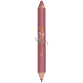 Dermacol Iconic Lips 2v1 rúž a kontúrovacia ceruzka č.01 10 g