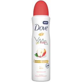 Dove Go Fresh Jablko & Biely čaj antiperspirant dezodorant sprej s 48-hodinovým účinkom pre ženy 150 ml