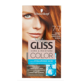 Schwarzkopf Gliss Color farba na vlasy 7-7 Medený tmavo plavý 2 x 60 ml