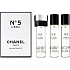 Chanel č.5 L Eau toaletná voda náhradná náplň pre ženy 3 x 20 ml