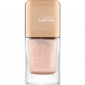 Catrice More Than Nude Translucent Effect lak na nechty s priesvitným efektom 02 Glitter Is In The Answer 10,5 ml