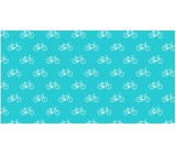 Apli Darčekový baliaci papier 70 x 200 cm Nordik Fun Pastel modrý - kolesá