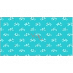 Apli Darčekový baliaci papier 70 x 200 cm Nordik Fun Pastel modrý - kolesá