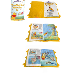 Disney Winnie the Pooh Stormy Day Pillow kniha ukrýva rozprávku 43 x 29 x 10 cm, odporúčaný vek 3+
