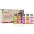 Saloos Magic of Relaxation Erotica Massage Oil 20 ml + Rose Body and Massage Oil 20 ml + Relax Body and Massage Oil 20 ml + Lavender Body and Massage Oil 20 ml + Nine Flowers Body and Massage Oil 20 ml, kozmetická sada pre ženy