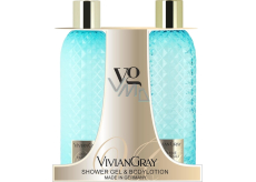 Vivian Gray Jasmine and Patchouli luxusný sprchový gél 300 ml + luxusné telové mlieko 300 ml, kozmetická sada