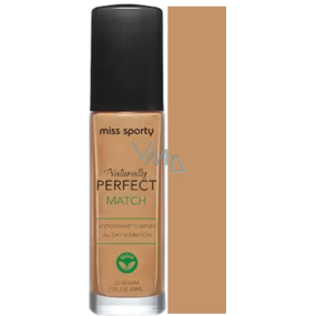 Miss Sporty Naturally Perfect Match make-up 20 teplý 30 ml