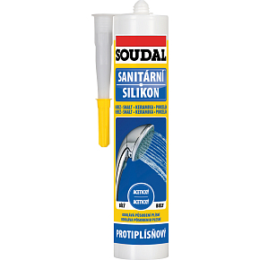 Soudal sanitárny silikón, biely, 280 ml