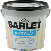 BARLET akrylát fasádna farba biela báza A, 1 kg