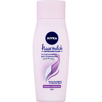 Nivea Hairmilk Natural Shine Ošetrujúci šampón, 50 ml