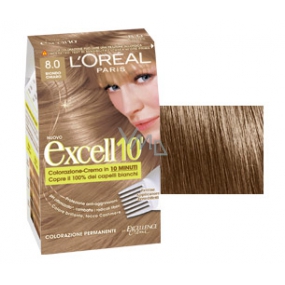 Loreal Paris Excellence 10 farba na vlasy odtieň 8,0 svetlá blond