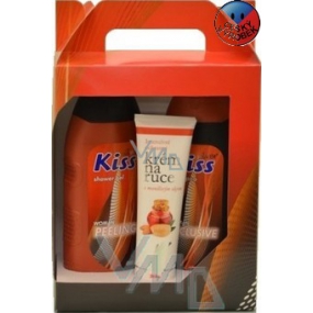 Mika Kiss Sprchový gel 400 ml + šampón 400 ml + krém na ruky 100 ml, kozmetická sada