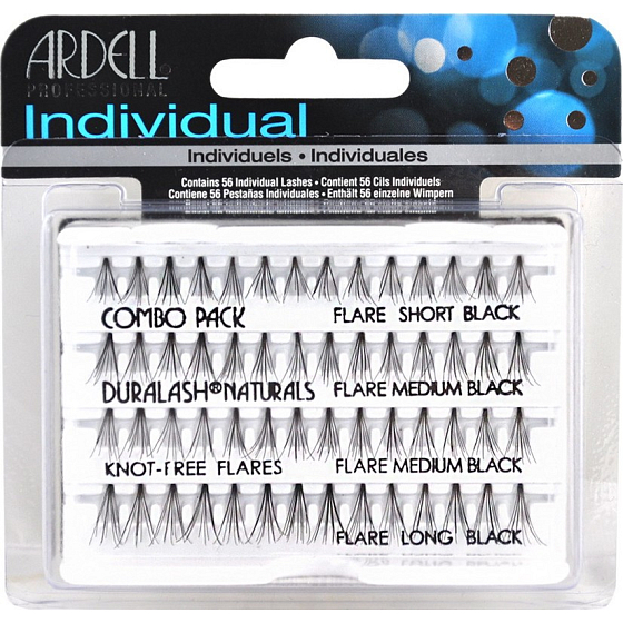 Ardell Duralash Naturals Combo Pack Black umelej nalepovacie trsy čierne 56 kusov
