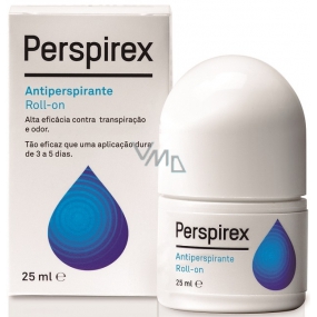 Perspirex Original guľôčkový antiperspirant bez vône roll-on unisex 3-5 dní účinok 25 ml