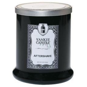 Yankee Candle Barbershop Aftershave Tumbler - Vôňa po holení vonná sviečka 226 g