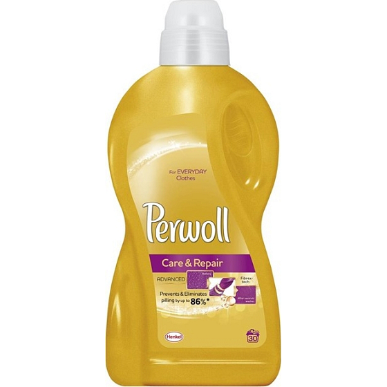 Perwoll Care & Repair prací gél obnovuje vlákna, bráni žmolkovaniu 30 dávok 1,8 l