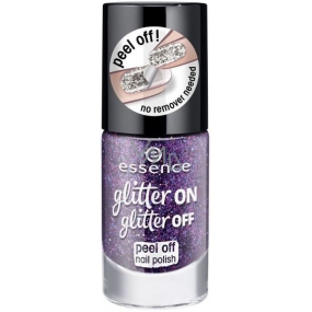 Essence Glitter on Glitter Off Peel Off Nail Polish zlupovaciu lak na nechty 04 Spotlight On! 8 ml