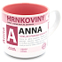 Nekupto Hrnkoviny Hrnček s menom Anna 0,4 litra
