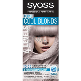 Syoss Blond Cool Blonds farba na vlasy 10-55 Ultra platinová blond 50 ml