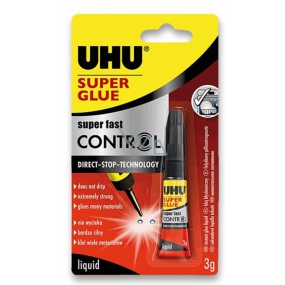 Uhu Super Glue Control univerzálne tekuté lepidlo 3 g