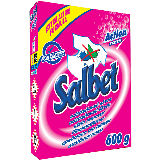 Salbet odstraňovač škvŕn a bieliaci prostriedok 600 g